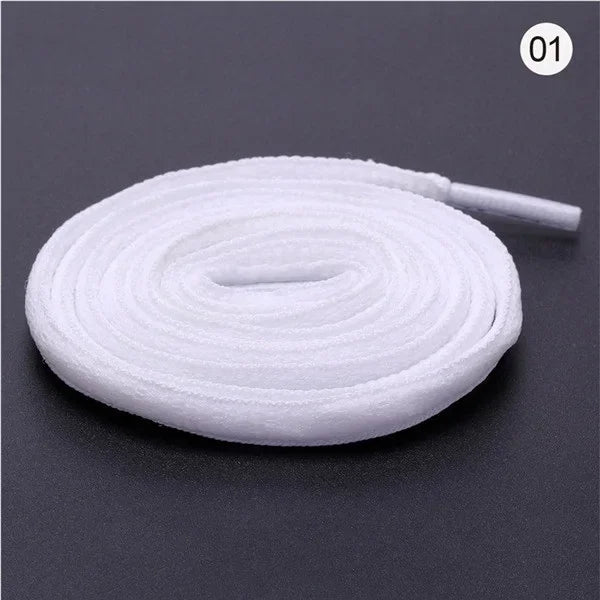 Sports Shoe Accessories: 1 Pair Adults Classic Oval, Half Round Athletic Shoelaces / Rungear