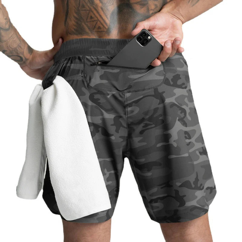 Men's Quick Dry Shorts: Single-Layer, Quick Dry Running Sports Shorts / Rungear
