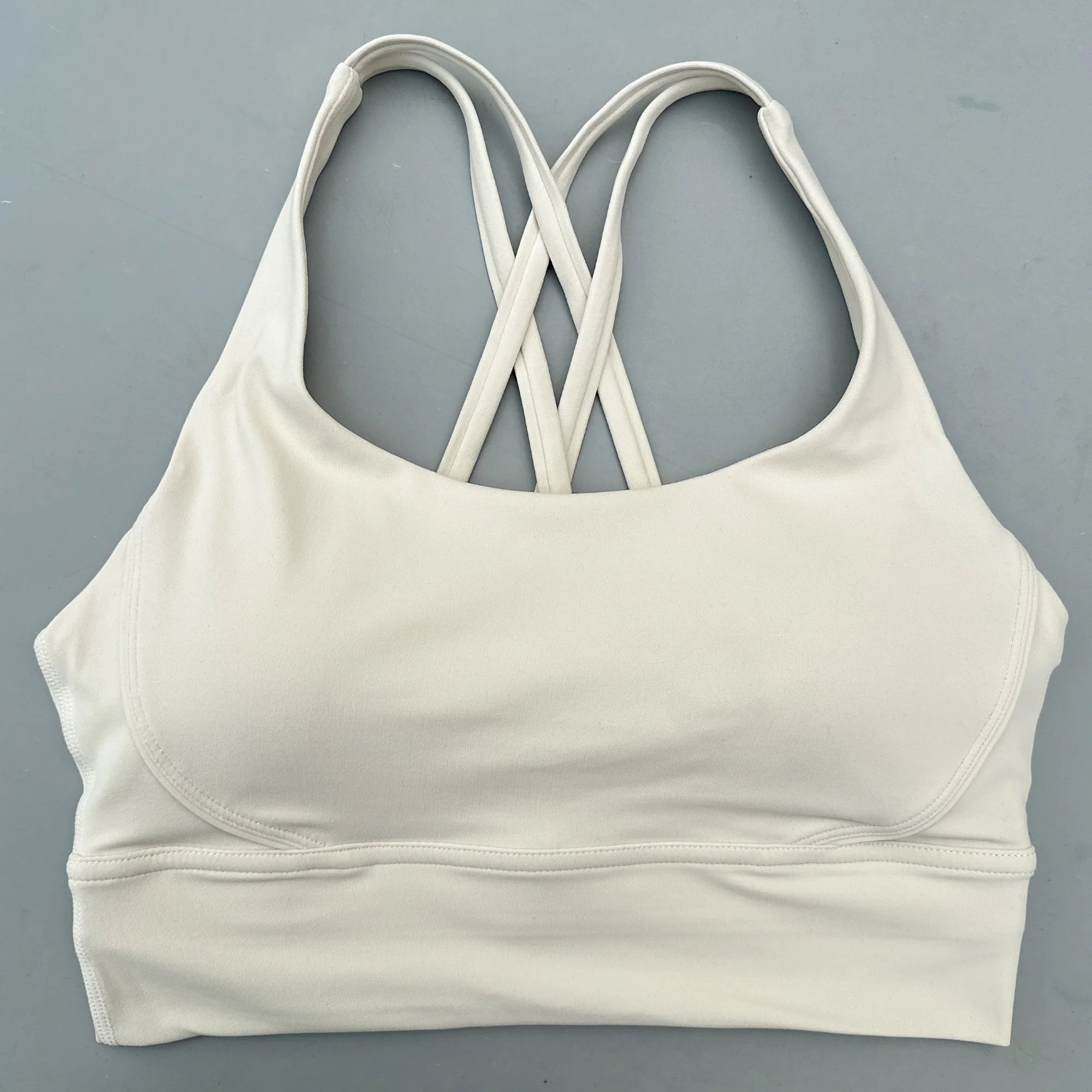 Women's Bra Apparel: Solid Color, High Strength Shockproof, Soft Cross Back, High Strength Shockproof, Fitness Sports Bra / Rungear