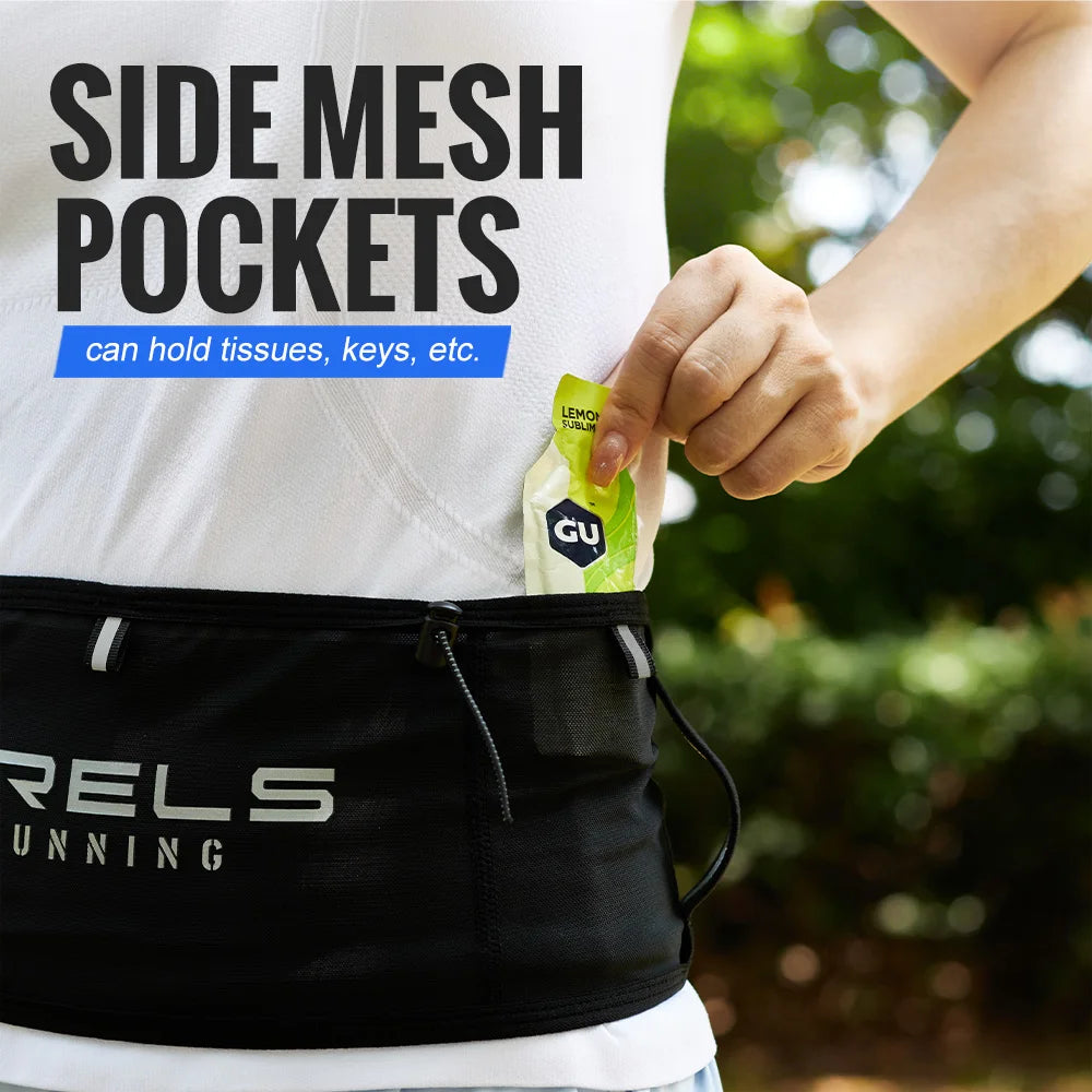 Running Belt Gear: WRELS, Multi-Functional, Large Capacity, Breathable, Invisible Running Waist Bag / Rungear