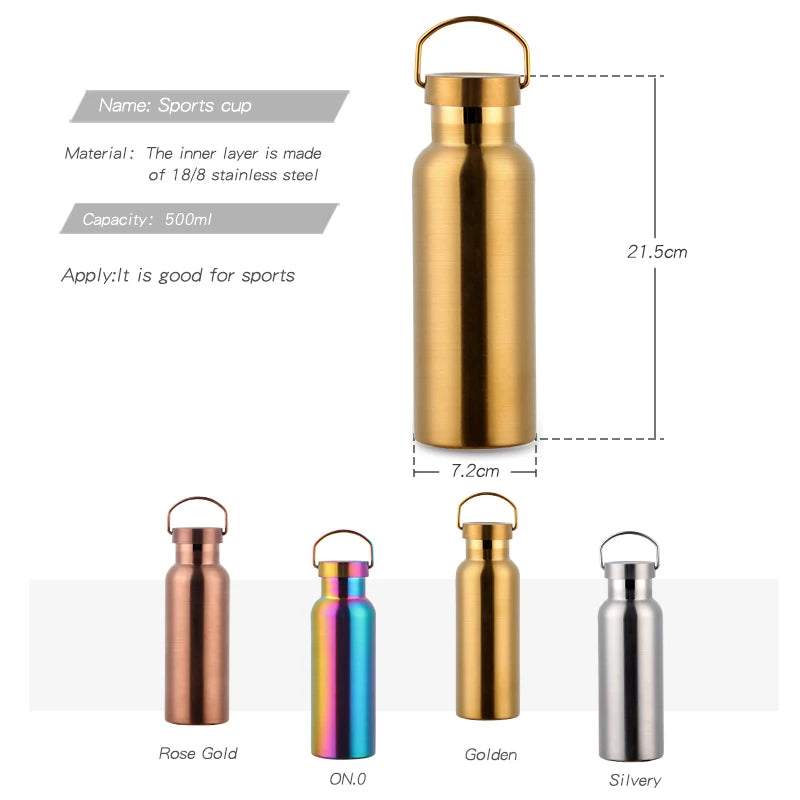 Hydration Gear Accessories: High Quality Stainless Steel, Insulated Water Bottle / Rungear