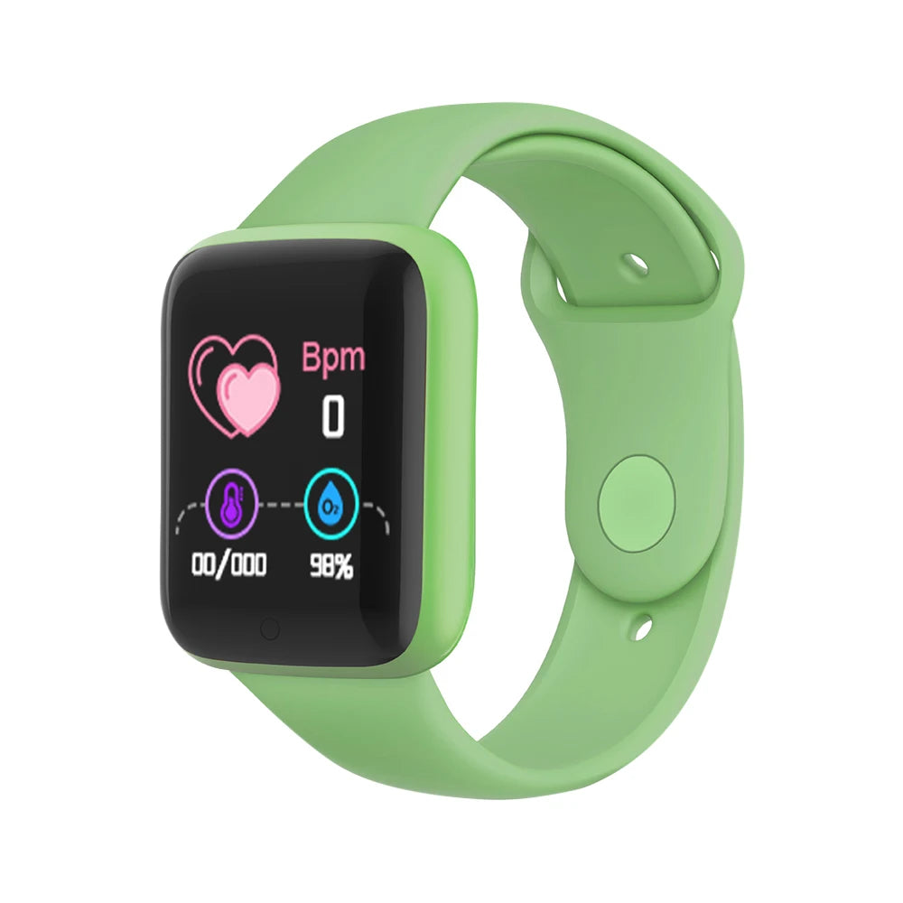 Rungear Tech Accessories: Unisex Bluetooth Smart Watch For Networked Phone, Controls Music, Health Monitor, Clock Y68 / Rungear