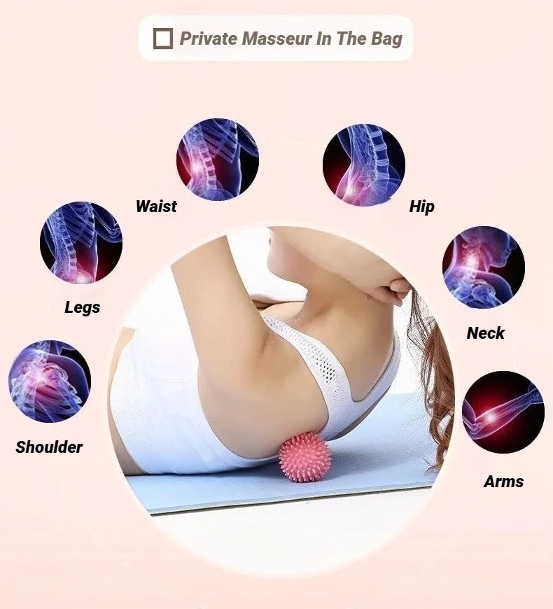 Myofascial Release Spiky Roller Massage Ball For Deep Tissue Trigger Point Muscle Recovery Pain Relief