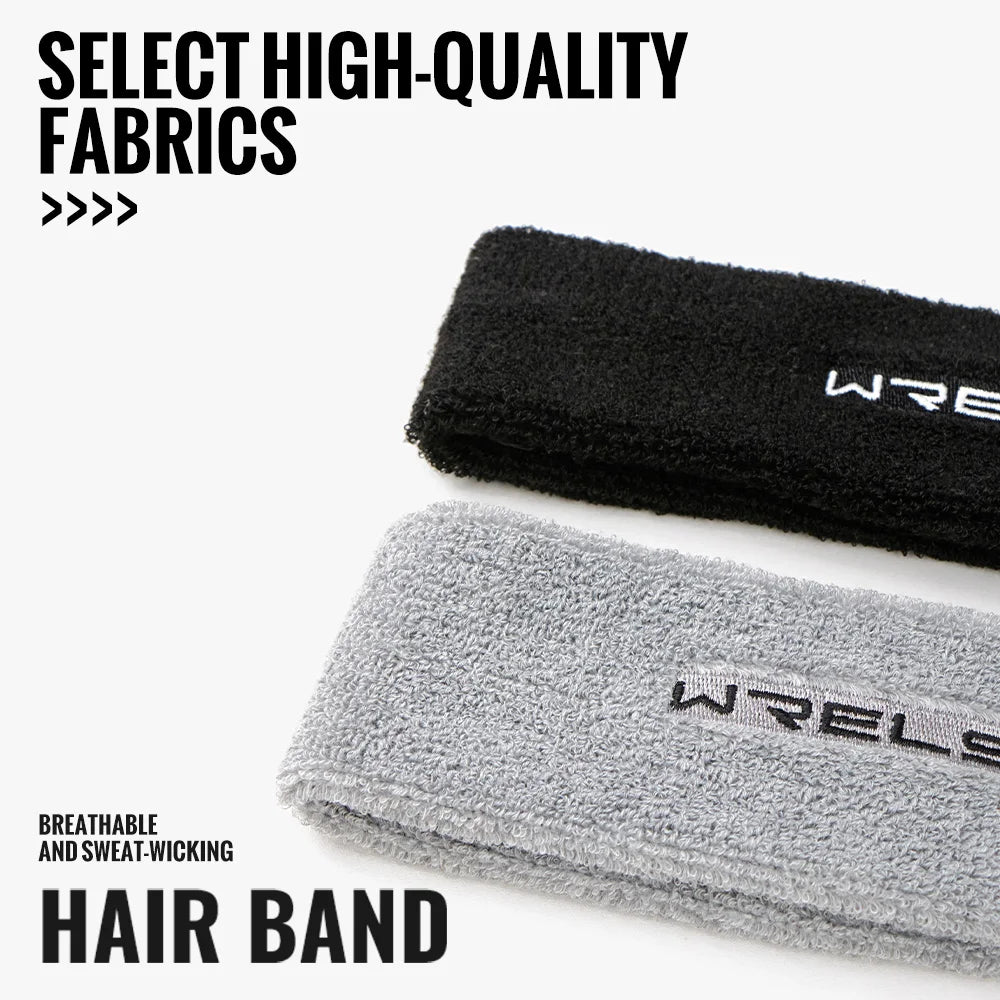 Moisture-Wicking Hat Accessories: WRELS Sports, Moisture Wicking, Athletic, Cotton Terry Cloth Sweatband / Rungear
