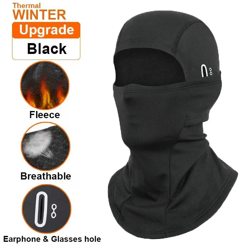 Running and Trail Accessories: Thermal, Warm Full Face Balaclava Mask For Outdoor Sports / Rungear