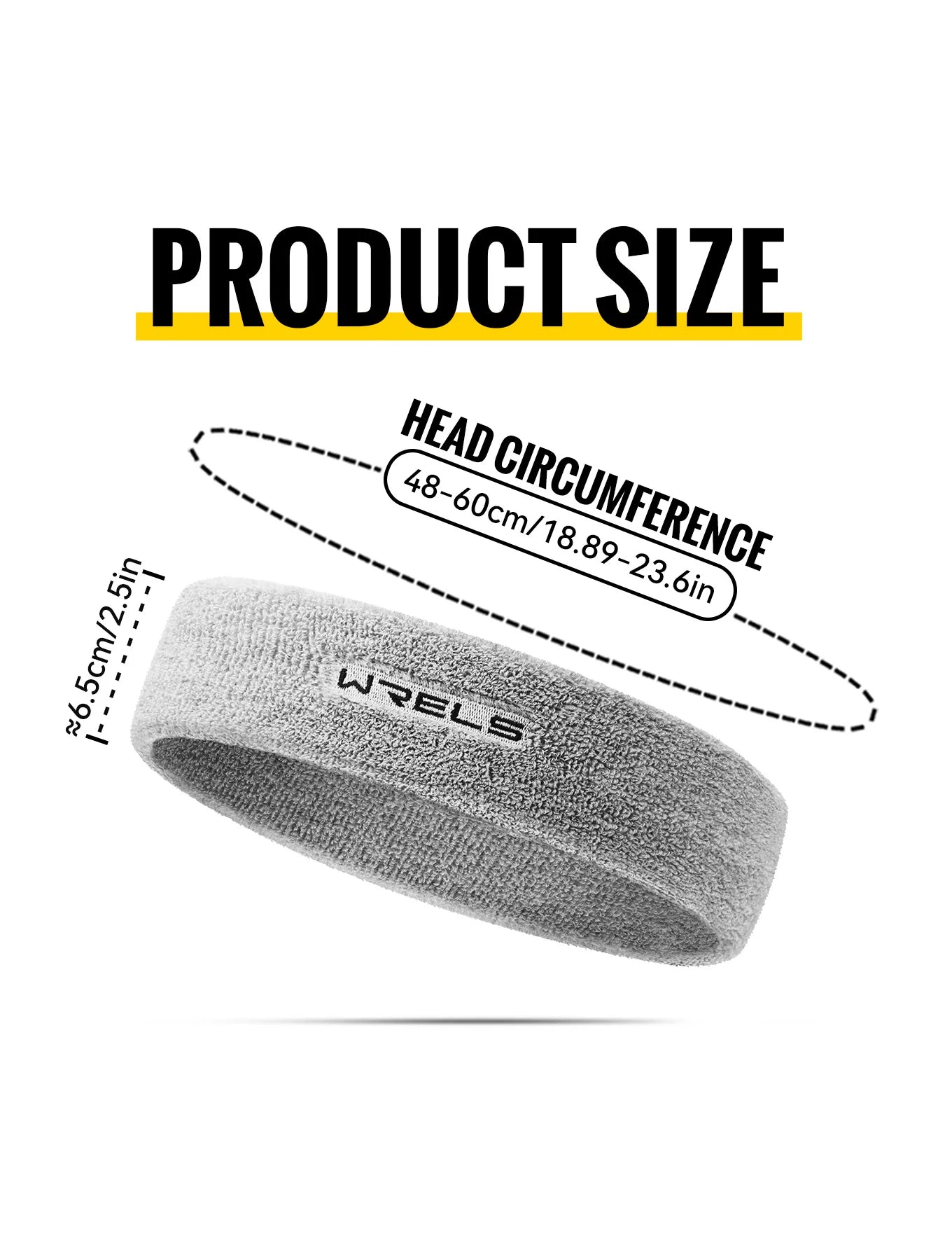 Moisture-Wicking Hat Accessories: WRELS Sports, Moisture Wicking, Athletic, Cotton Terry Cloth Sweatband / Rungear