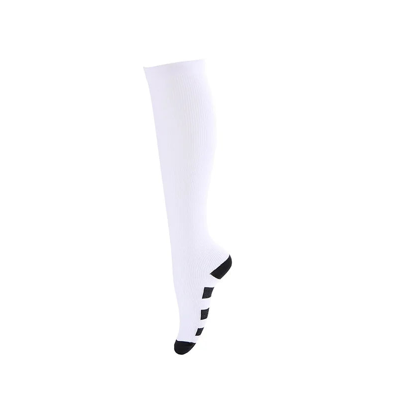 Compression Sock Accessories: Unisex Non-Slip, Knee-High Sports Compression Socks For Fitness / Rungear