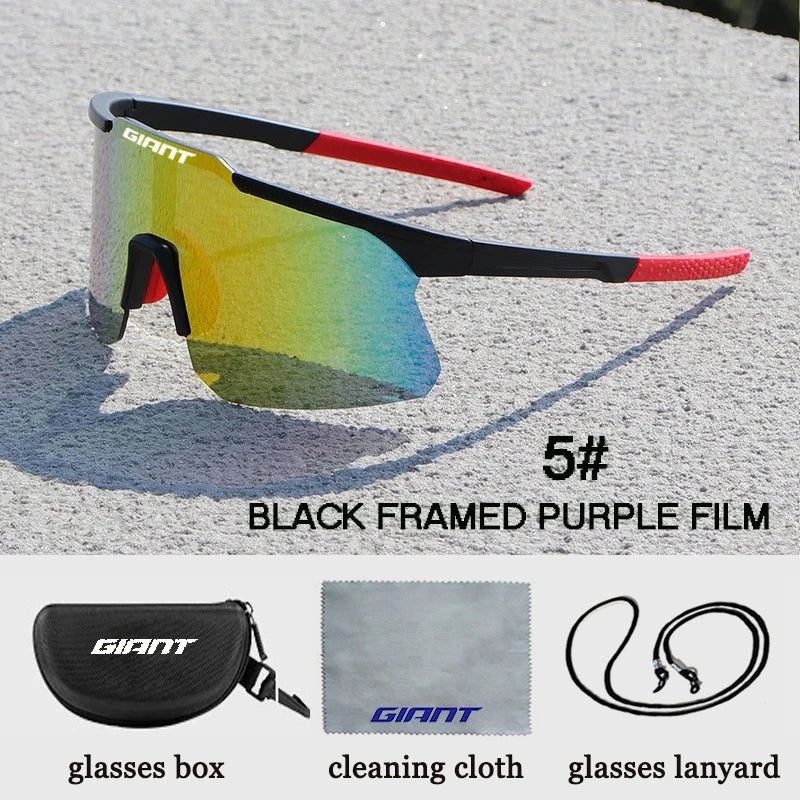 Running Sunglasses Gear: 2025 GIANT UV400 Protection, Anti-Fog, Sports Sunglasses with Case / Rungear