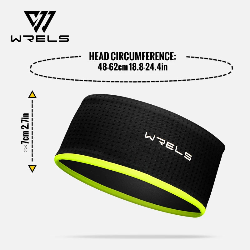 Moisture-Wicking Hat Accessories: WRELS Sports Moisture Absorbing Workout Headband for Running Cycling / Rungear