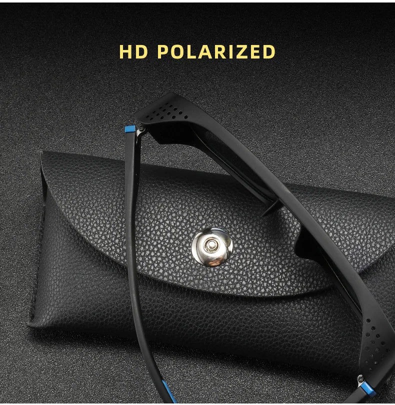 Sunglasses Running Gear: Unisex, Polarized Square Sunglasses for Outdoor Fishing Riding, Running Travel / Rungear