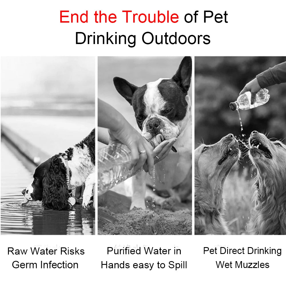 Portable Outdoors High Capacity Pet Water Dispenser Drink Bowl Bottle for Small To Medium Sized Dogs Pets Water Cup Supplies