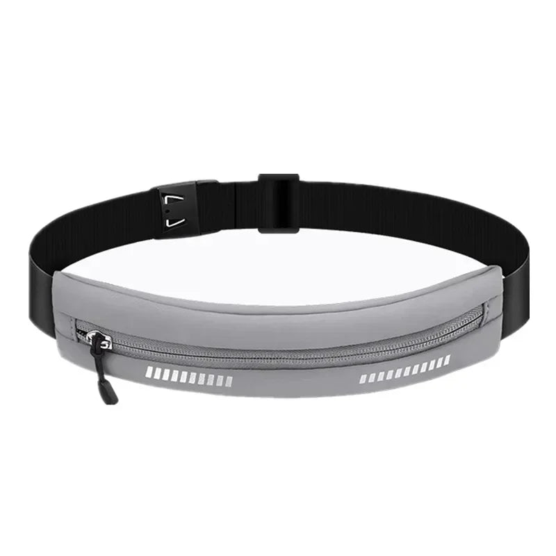 Running Belt Accessories: Adjustable, Reflective, Waterproof, Running Sports Waist Bag with Zipper Pocket for Jogging Fitness / Rungear