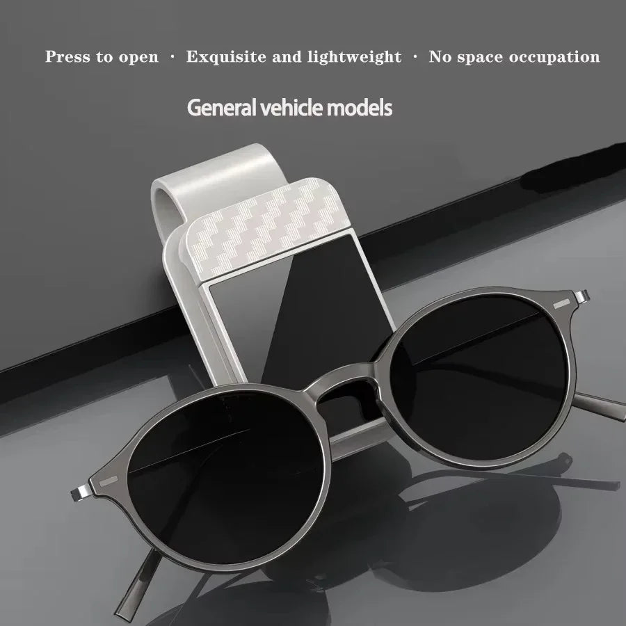 Running Sunglasses Accessories: Car Sun Visor, Sunglasses Clip Holder, Interior Organizer / Rungear
