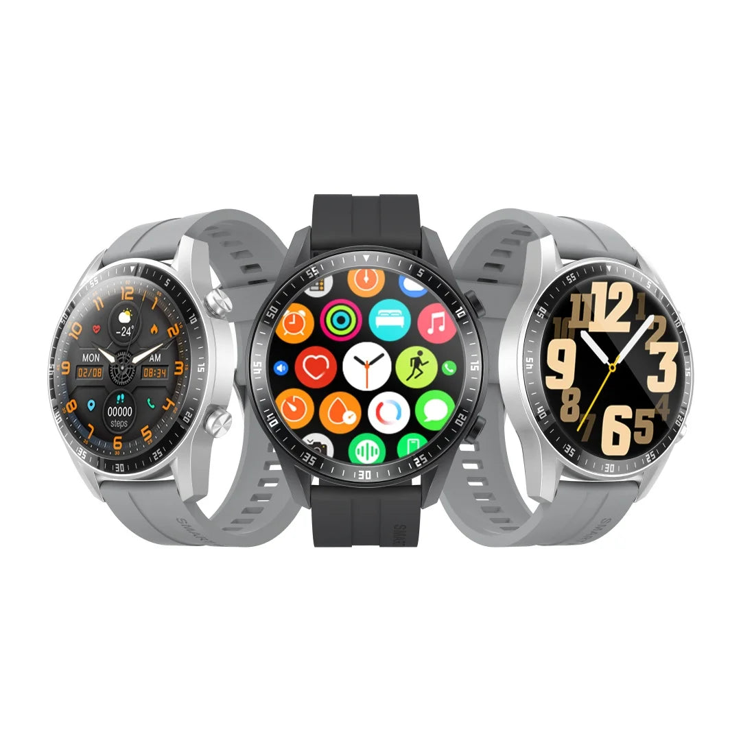 Running Tech Accessories: Smart Watch for Men, Fitness Tracker With Calorie Step Counter, Heart Rate, Blood Pressure Monitor / Rungear