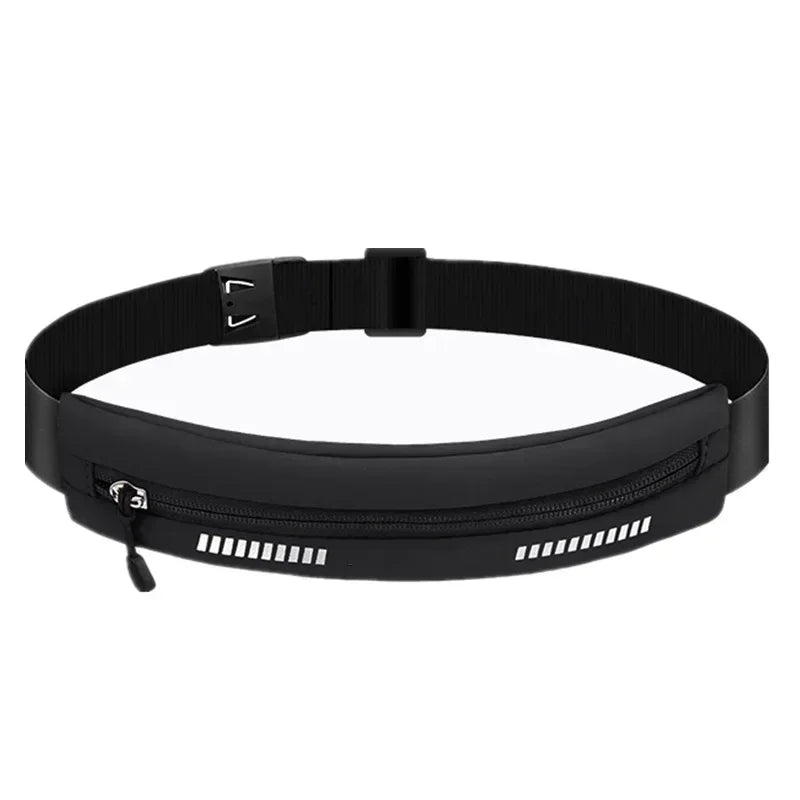Running Belt Accessories: Adjustable, Reflective, Waterproof, Running Sports Waist Bag with Zipper Pocket for Jogging Fitness / Rungear