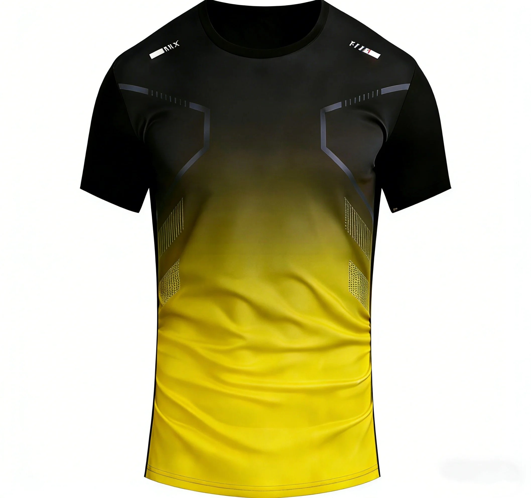 Men's Quick Dry Apparel: Short Sleeve, Moisture Wicking Round Neck Workout T-Shirt / Rungear