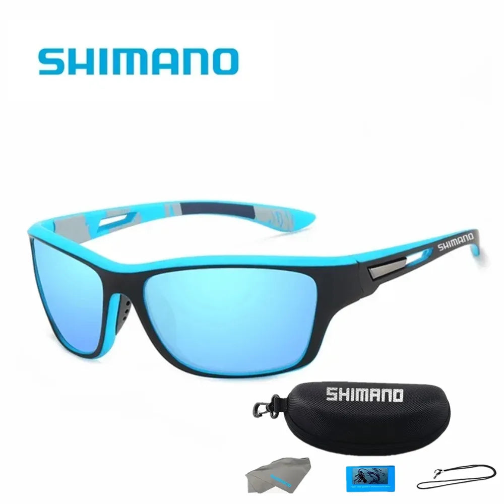 Sunglasses Gear Accessories: Shimano UV400 Unisex Polarized Protective Outdoor Sports Sunglasses / Rungear
