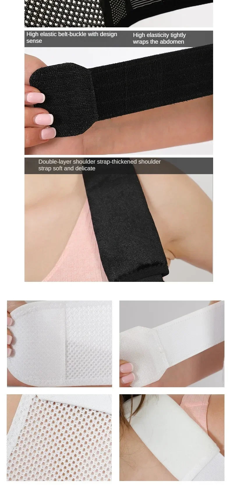 Breathable Fully Adjustable Upper Spine Support Back Brace With Straps Spine For Men And Women