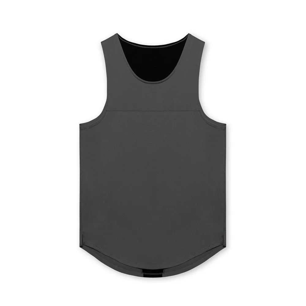 Men's Quick-Dry Apparel: Sleeveless, Breathable Mesh, Quick-Dry Workout Fitness Tank Top Singlet / Rungear