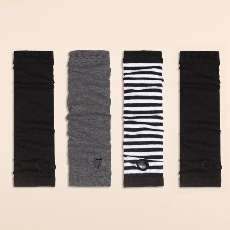 Running Winter Accessories: Unisex, Long, Warm, Half-Finger, Stretchy Mitten Gloves for Outdoor Sports / Rungear