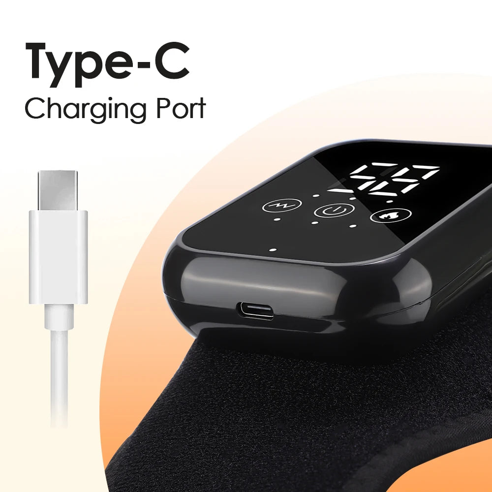 Electric Heating Wrist Brace Vibration Massage Hot Compress Ankle Wrap And Hand Protector Rechargeable Wristband