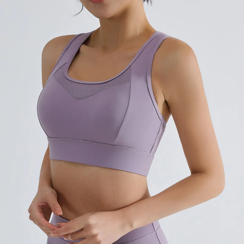 Women's Running Clothing: High Impact Full Support Adjustable Push Up Sports Bra Up To 3XL / Rungear