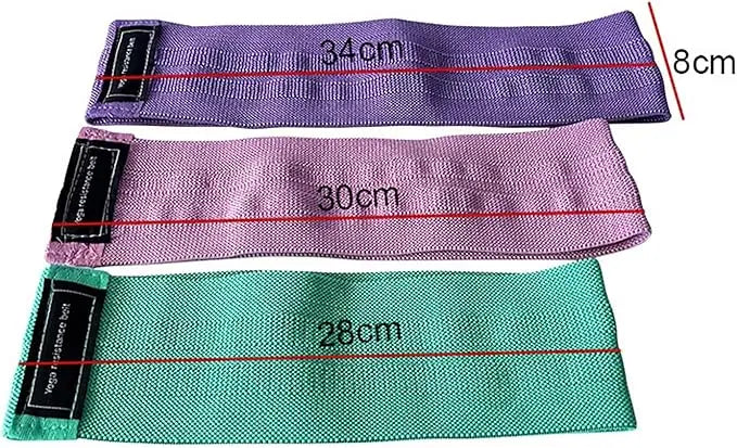 Running Recovery Gear: Unisex Resistance Bands, Set of 3 Stretch Bands / Rungear