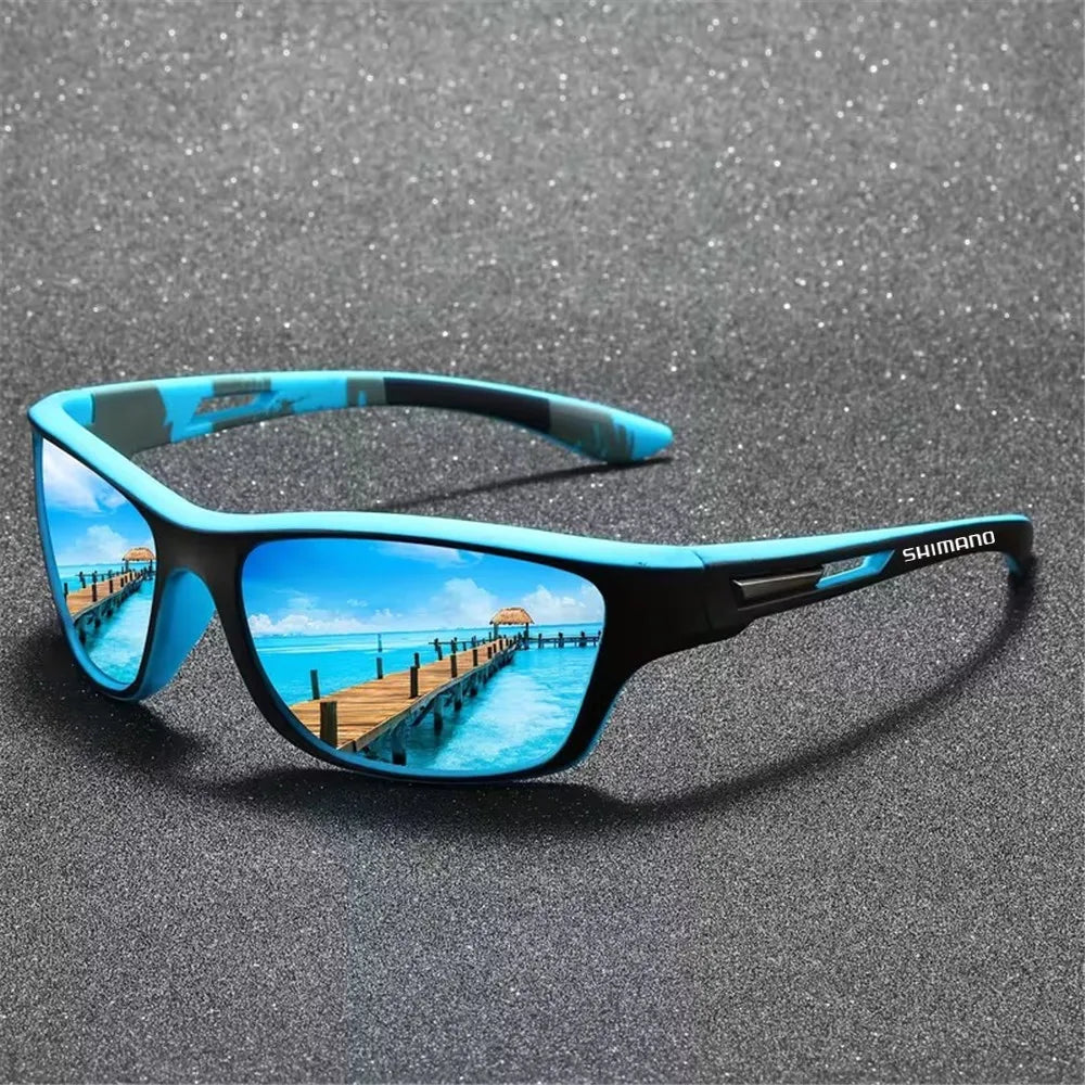 Sunglasses Gear Accessories: Shimano UV400 Unisex Polarized Protective Outdoor Sports Sunglasses / Rungear