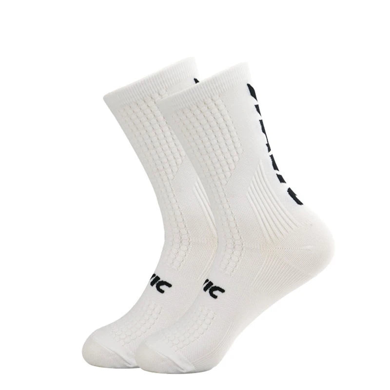 Running Compression Gear: 5 PR Men's Mid Tube, Breathable, Running and Hiking Compression Socks / Rungear