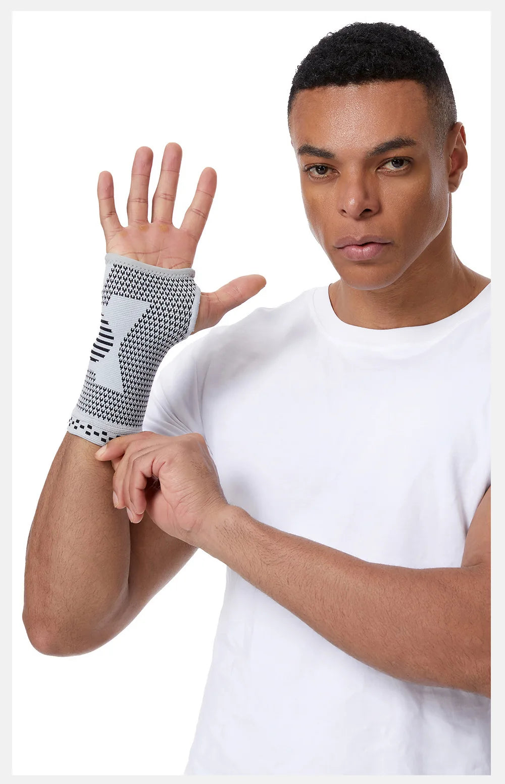 Running Recovery Accessories: Non-Slip, Sweat Absorbent, Compression Sleeve Wristband Protector For Palm Support / Rungear