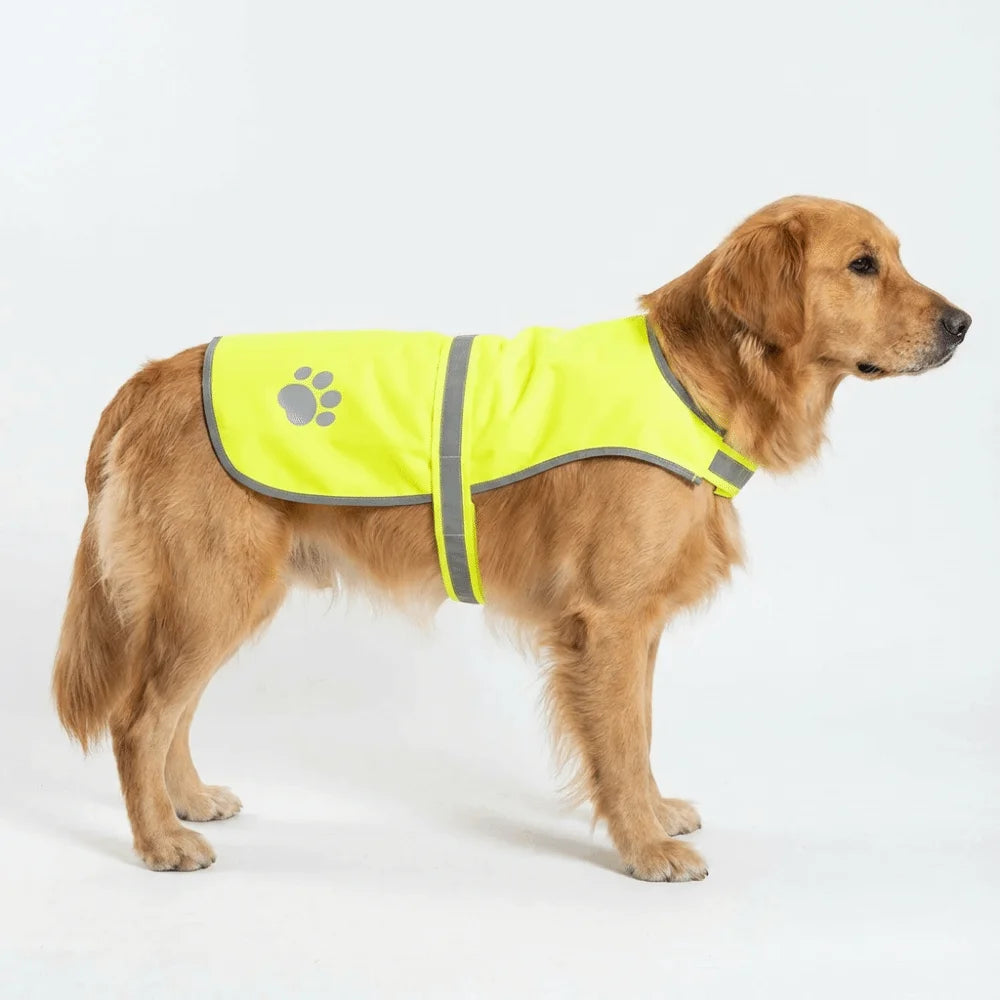 Reflective Comfortable Breathable Adjustable Dog Safety Vest Visibility Jacket