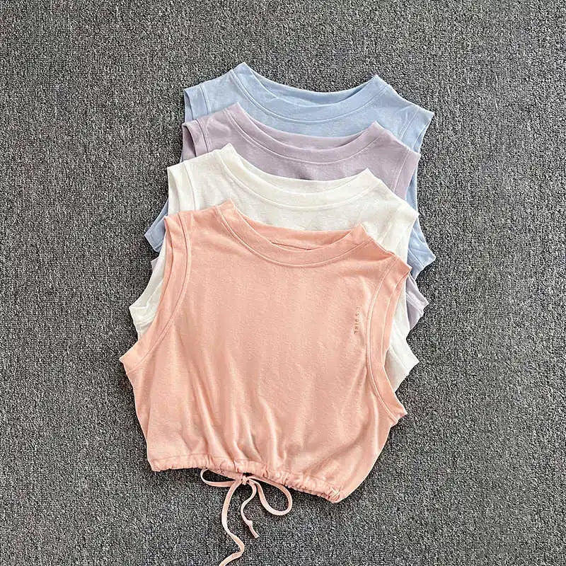 Women's Summer Apparel: Breathable, Loose, High-End, Quick-Dry, Sleeveless, Sports Fitness Top / Rungear