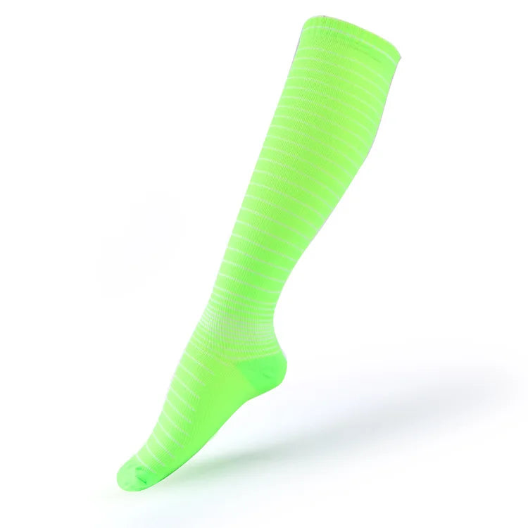Compression Sock Accessories: Unisex Non-Slip, Knee-High Sports Compression Socks For Fitness / Rungear