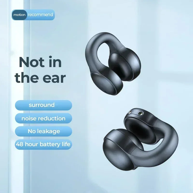 Running Earbuds Accessories: TWS X58 Wireless, Bluetooth,  Waterproof, Bone Conduction, Sports Earbuds Ear Hook With Mic / Rungear