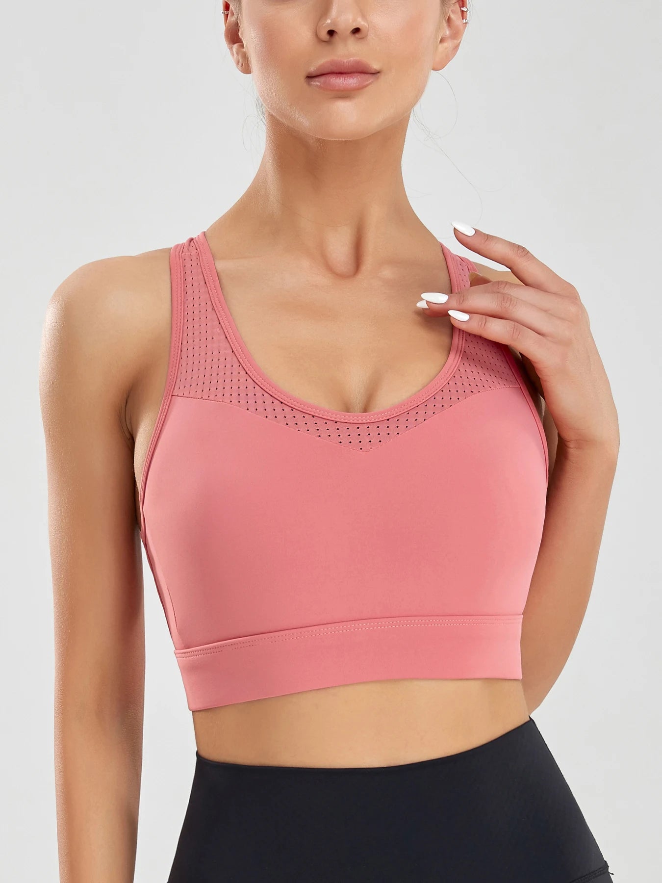 Women's Activewear Apparel: Breathable, High Strength, Shockproof Wireless Underwear Sports Bra / Rungear