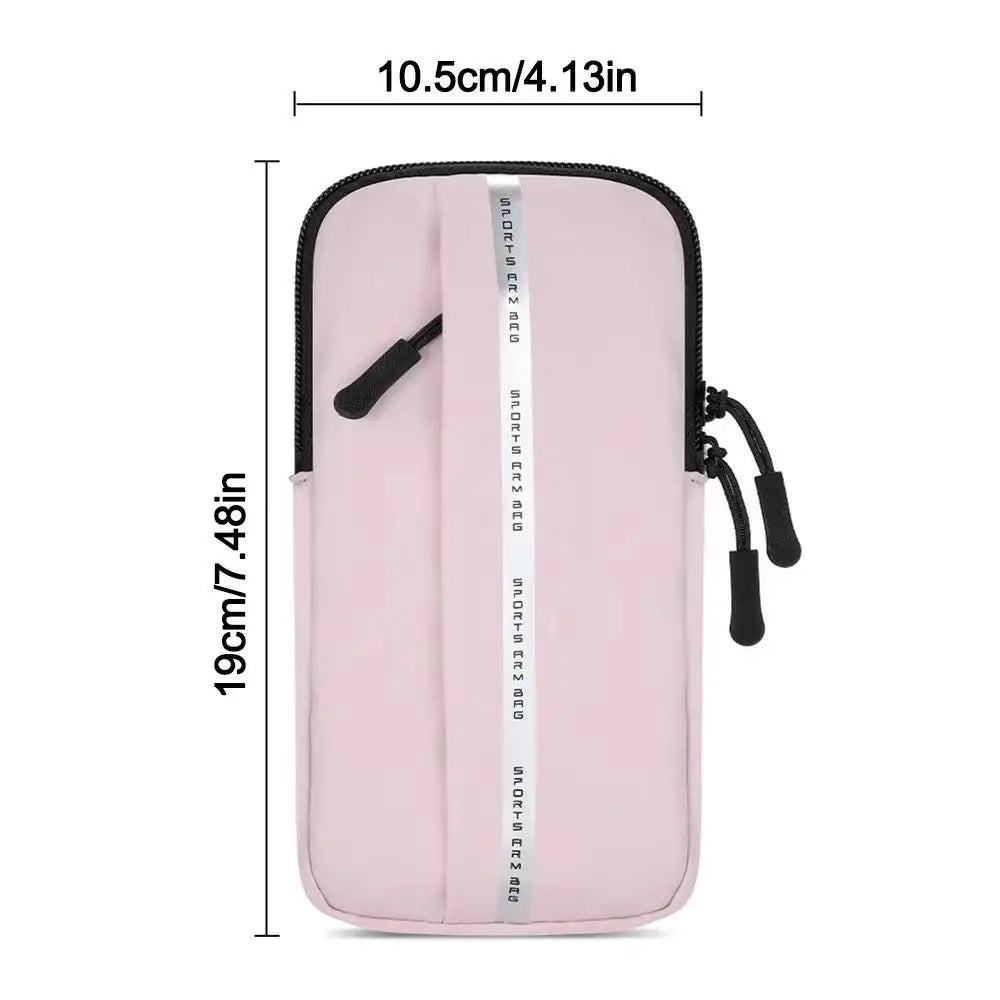 Running Tech Accessories: PU Mobile Phone Arm Bag, Waterproof, Large Capacity, Lightweight / Rungear