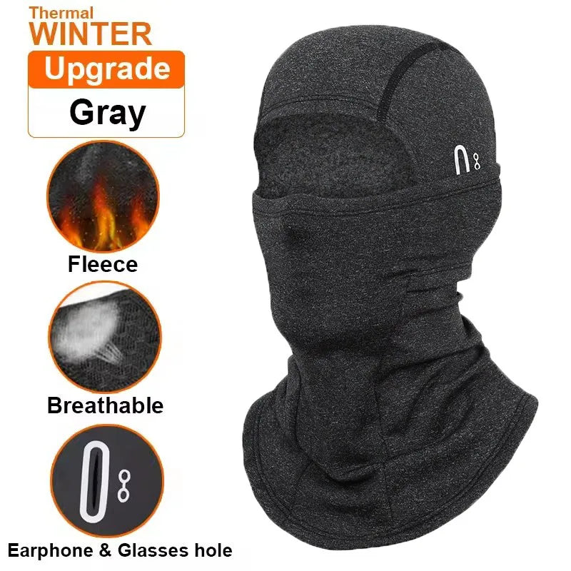 Running and Trail Accessories: Thermal, Warm Full Face Balaclava Mask For Outdoor Sports / Rungear