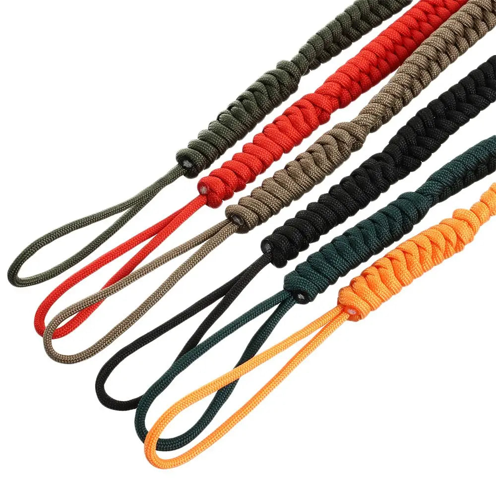 Trail Gear Accessories: Adjustable, Mini Nylon Paracord Braided Rope, Camera Strap Wrist Hand Bracelet Grip / Rungear