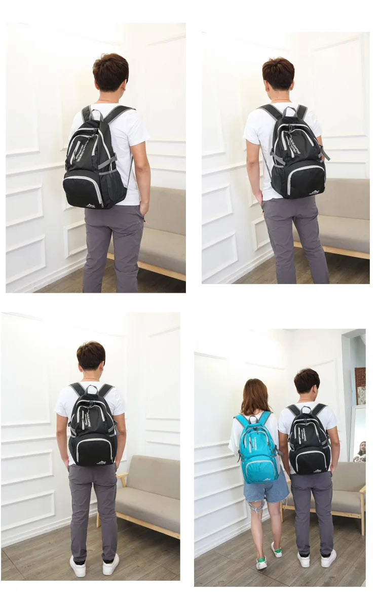 Trail Gear Accessories: 28L Packable, Foldable, Ultra Light, Outdoor Hiking Backpack / Rungear