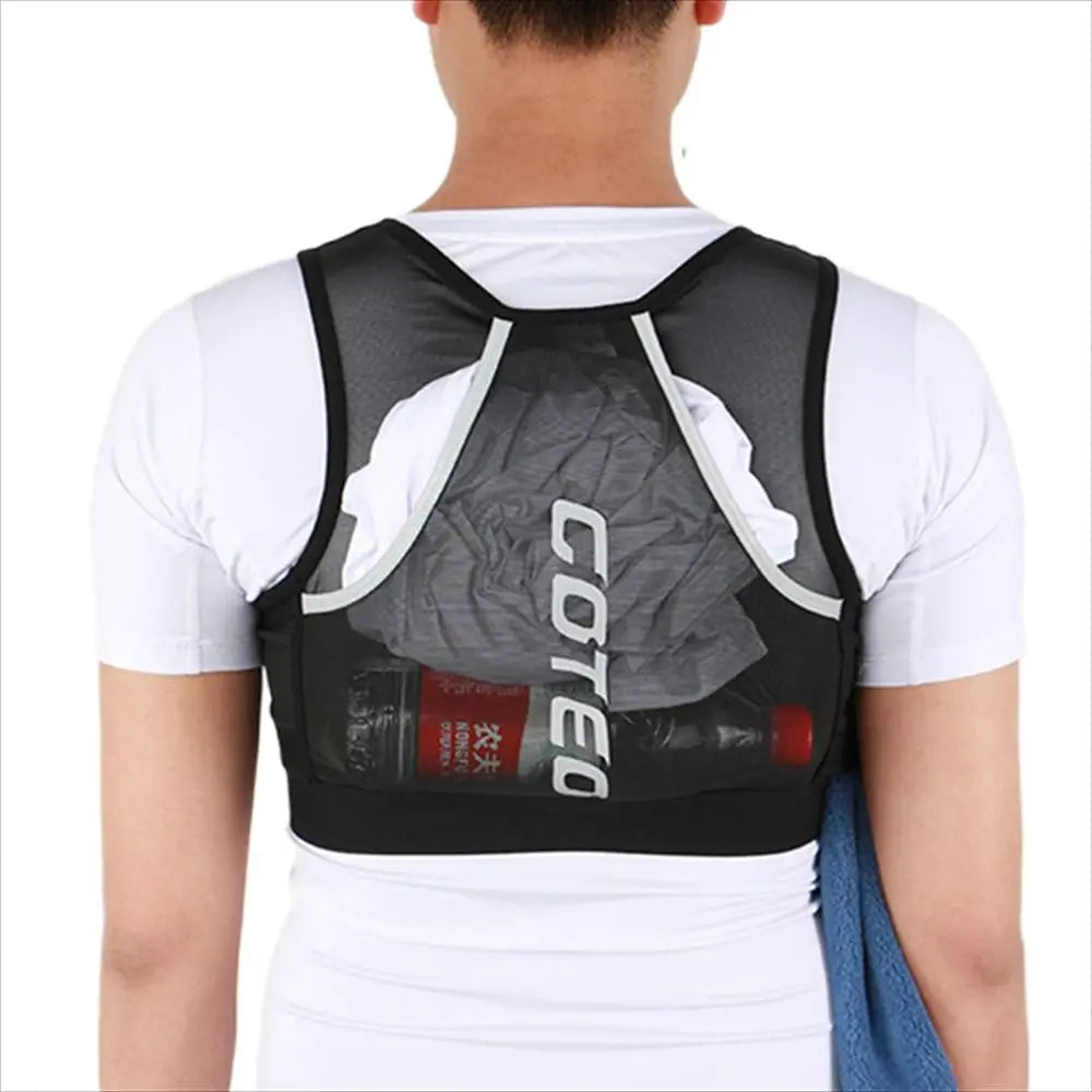 Reflective Vest Accessories: Large Capacity, Breathable, Reflective, Marathon Running Chest Pack / Rungear