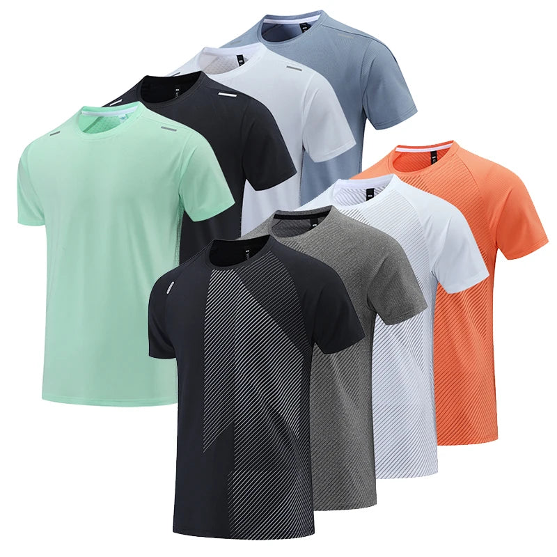 Men's Running Apparel: Quick-Dry, Breathable, Fitness Sports Training Shirt / Rungear