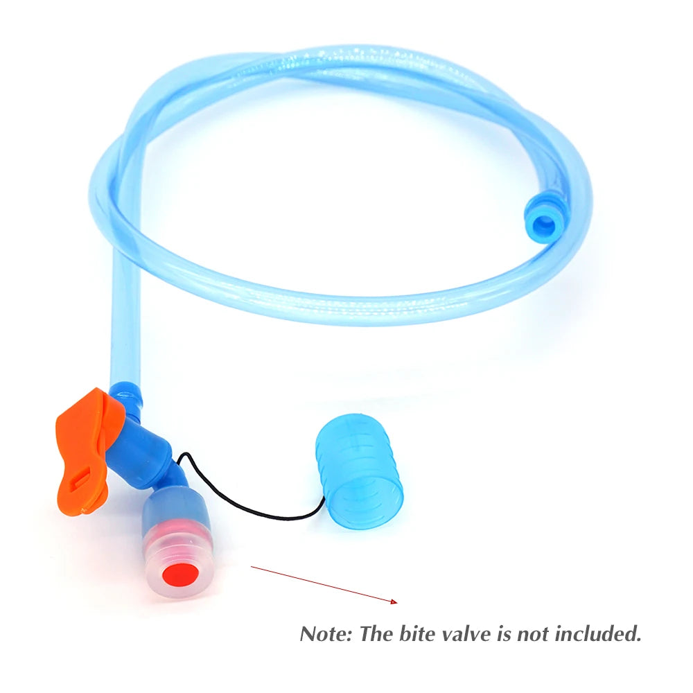 Hydration Gear Accessories: 2PC Bladder Tube Hydration Pack Hose Replacement Tube Clip System Kit / Rungear