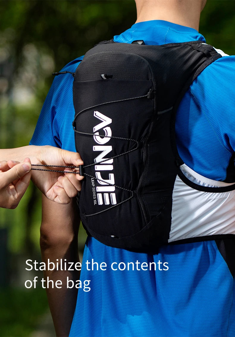 AONIJIE 10L Unisex Lightweight Running Hiking Walking Hydration Vest Pack