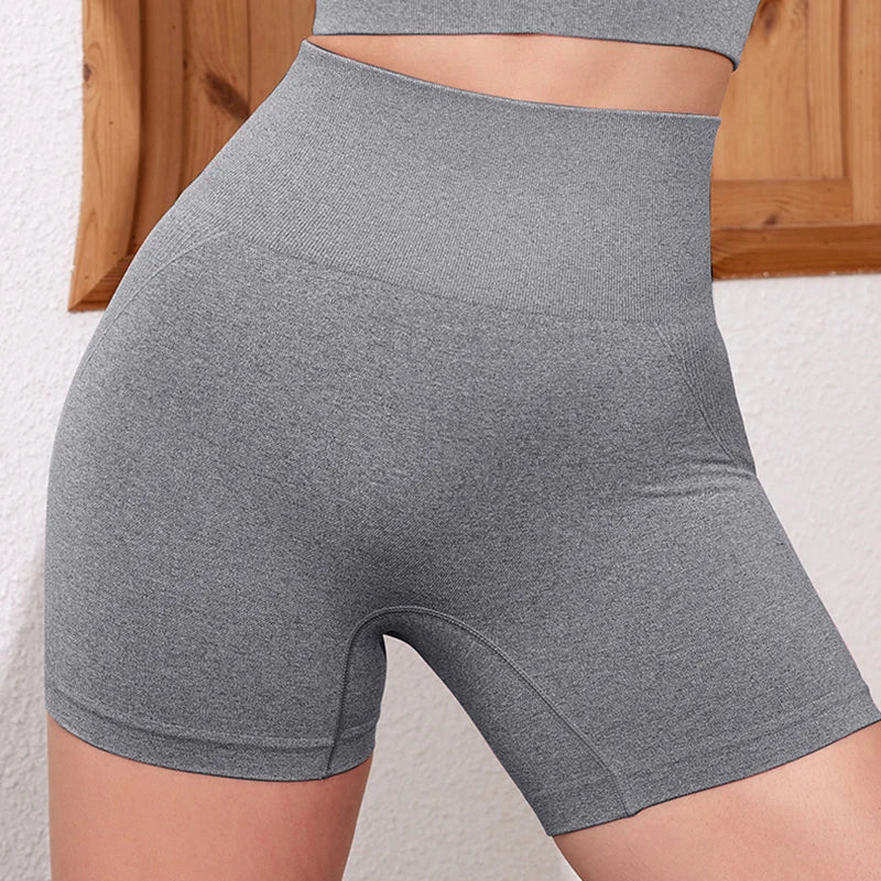 Women's Activewear Shorts: 4PC High Waist, Booty Lifting, Summer Fitness Shorts / Rungear