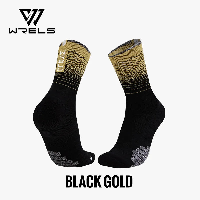 Moisture-Wicking Sock Gear: WRELS Athletic Cushion, Sweat Absorbing, Moisture Wicking Sports Socks Thickened Towel Bottom / Rungear