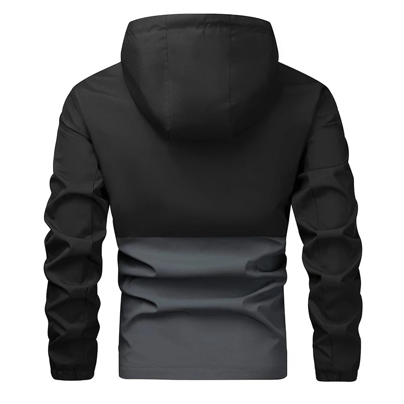 Men's Apparel Jackets: Waterproof, Windproof, Hooded, Multi-Pocket Windbreaker Jackets / Rungear