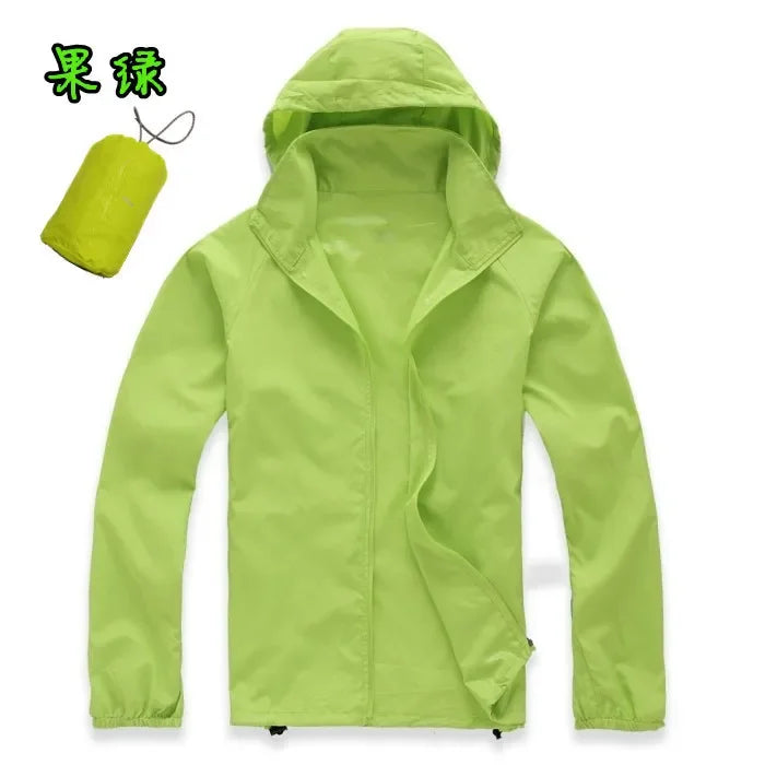 Running Apparel: Unisex, Waterproof, Lightweight, Quick-Dry, Hooded Thin Windbreaker / Rungear