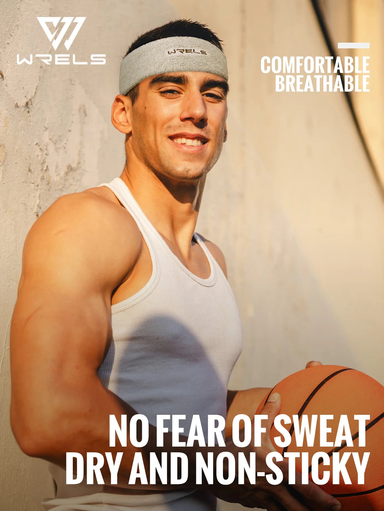 Moisture-Wicking Hat Accessories: WRELS Sports, Moisture Wicking, Athletic, Cotton Terry Cloth Sweatband / Rungear