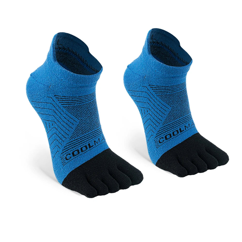 Quick-Dry Sock Accessories: Unisex Summer Thin, Breathable, Quick-Dry Athletic Five Toe Sports Socks / Rungear