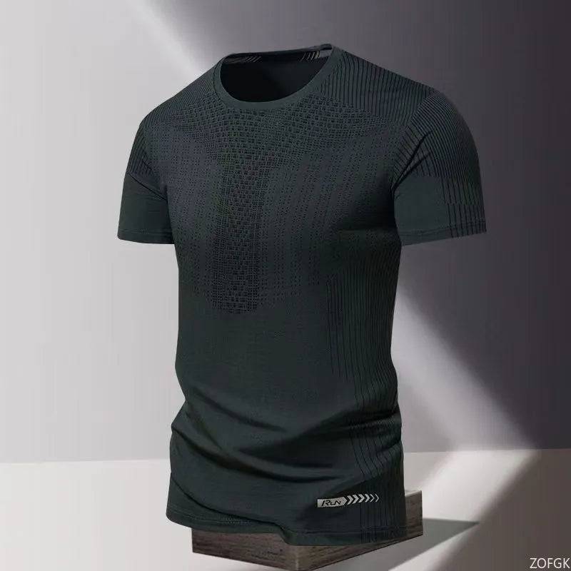 Men's Quick Drying Apparel: Oversized Loose Round Neck Short Sleeved Shirt / Rungear